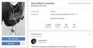 https://vk.com/sonne_black http://archive.is/xX4SU Realistbloggerskan