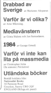 Bevara Sverige Svenskt Sverigedemokraterna Arne Müntzing