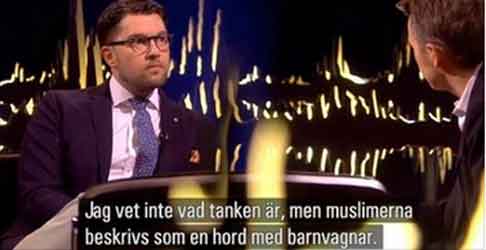 Åkesson och ”horden med barnvagnar”