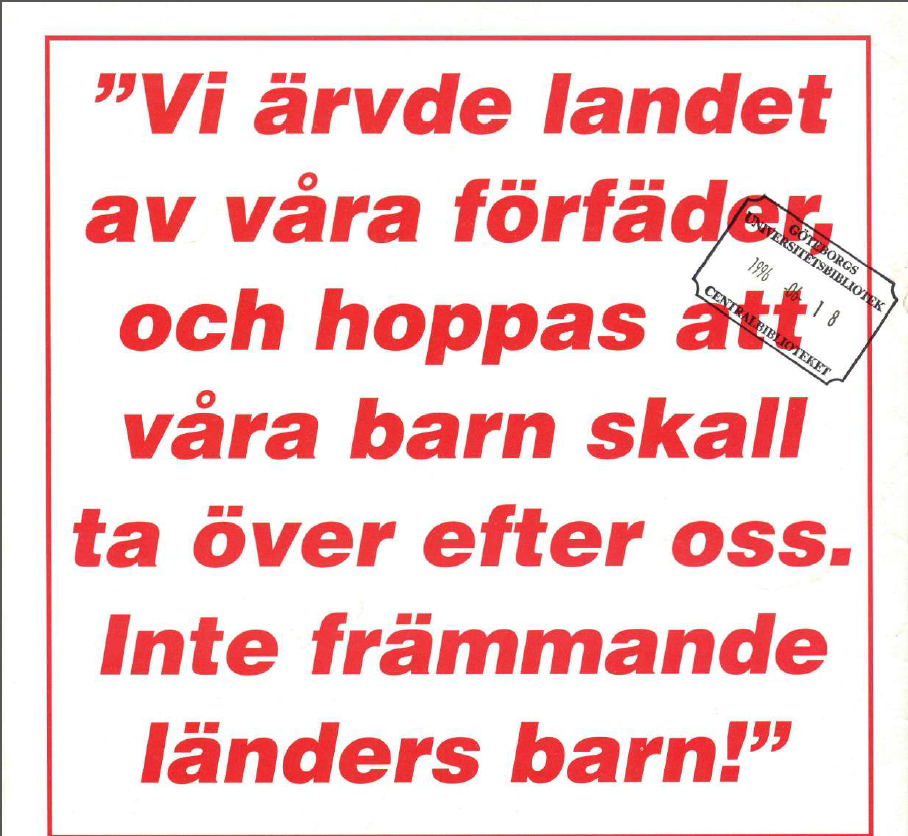 Sverigedemokraternas besynnerliga motioner del 7 Medborgarskapets betydelse