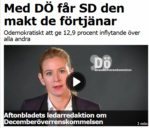 Decemberöverenskommelsen, demokrati och matematik
