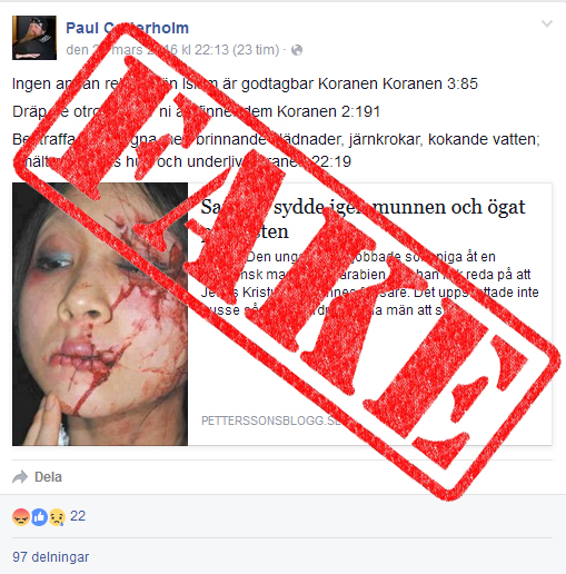Muslimen, kvinnan och korancitaten