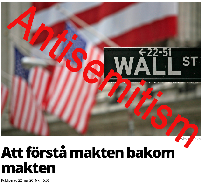Fria tider sprider antisemitiska konspirationsteorier