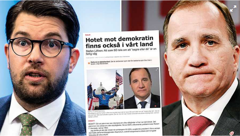 Åkesson, vitmakt och våldsbudskap