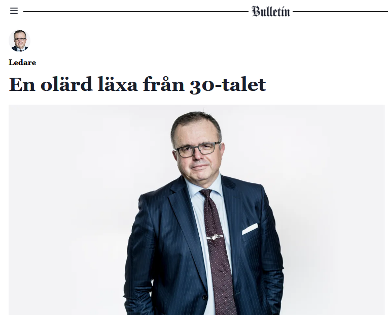Konservativa Bulletin och antisemitismen