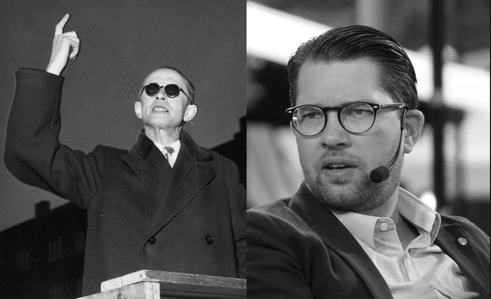 Sverigedemokraterna och fascisten Per Engdahl: En jämförelse