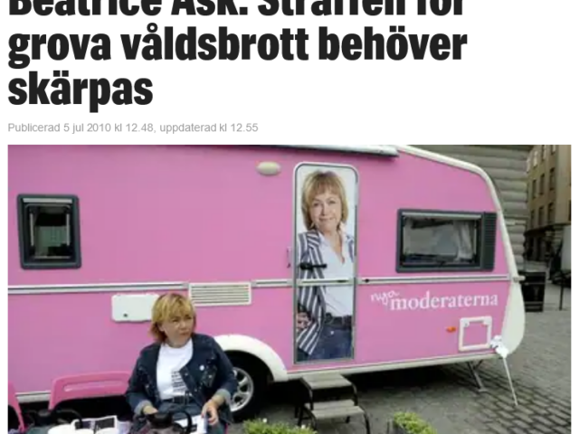 Moderaterna och livstidsstraffen