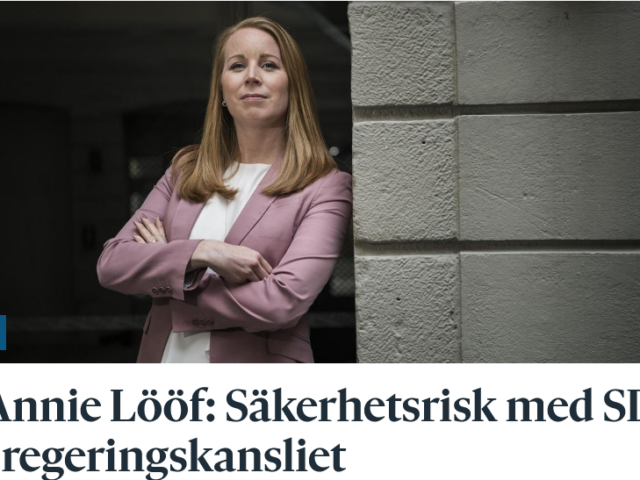 Sverigedemokraterna, en säkerhetsrisk