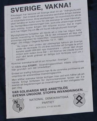 Nationaldemokratiska partiet 1983-1985