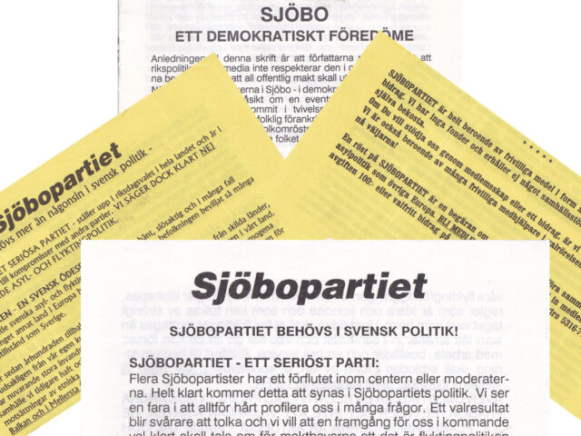 Sjöbopartiet och dess partiprogram