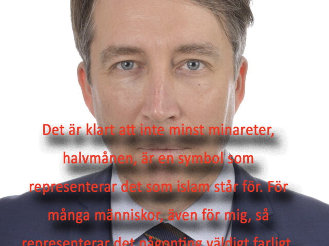 Om varför muslimer inte är en del och kan inte vara en del av Sverigedemokraternas Sverige.