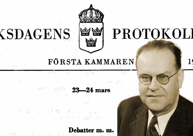 Tage Erlander (S) och hans uttalande om ett homogent folk